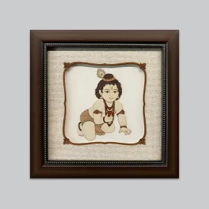 Balkrishna Wood Art Frame 8 in x 8 in