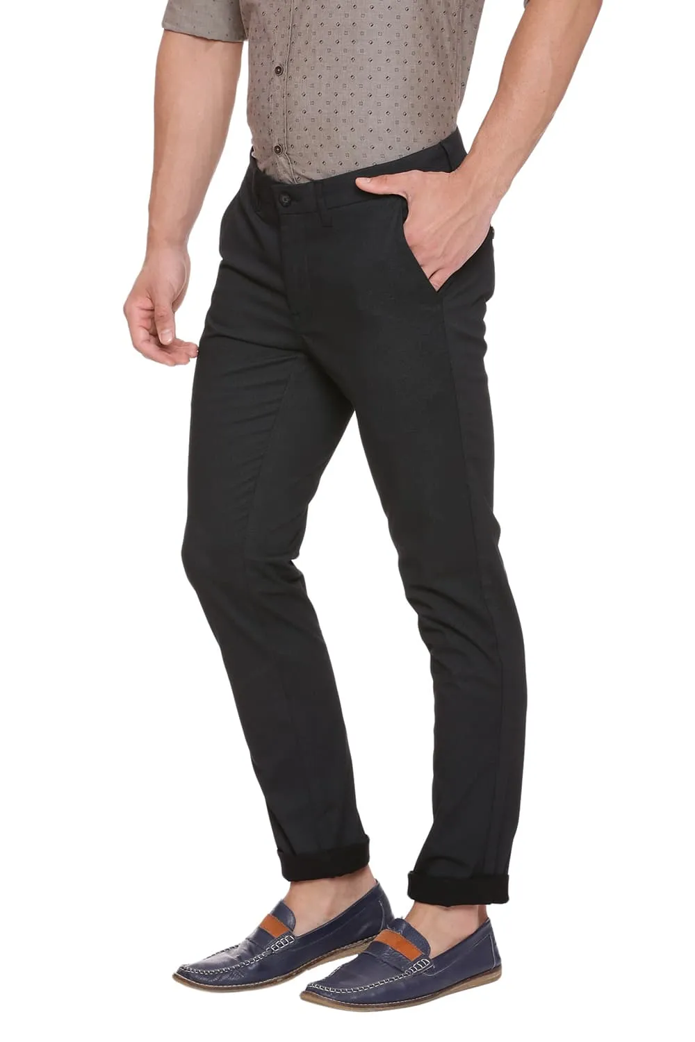 Basics Tapered Fit Stretch Trouser