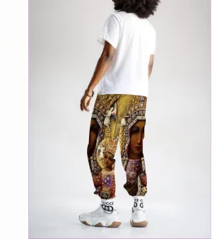 Black Madonna Baggy Jogger Pants