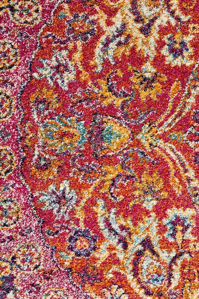 Boho Vintage Natalie Multi Coloured Rug