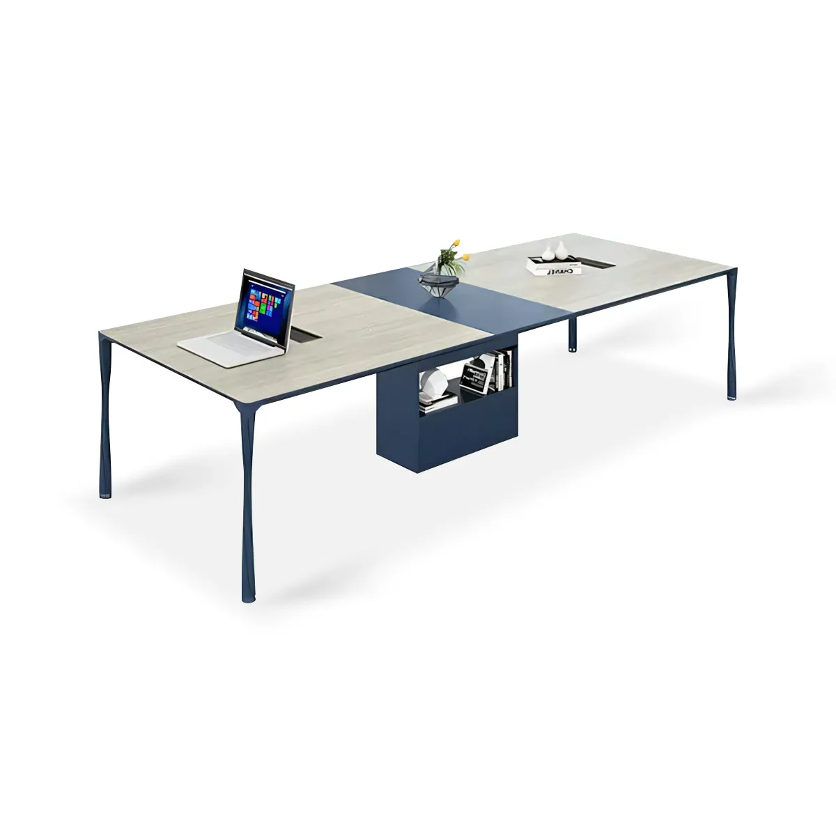 Conference Table Long Table Simple Modern Negotiation Office Long Table and Chairs HYZ-10139