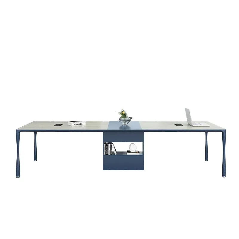 Conference Table Long Table Simple Modern Negotiation Office Long Table and Chairs HYZ-10139