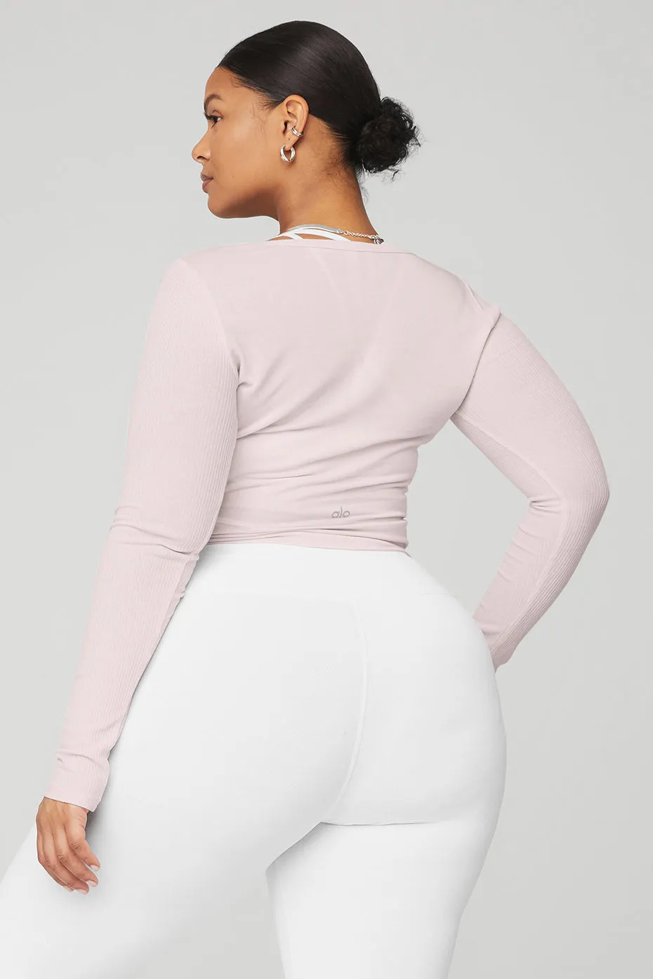 Cover Long Sleeve Top - Pink Sugar