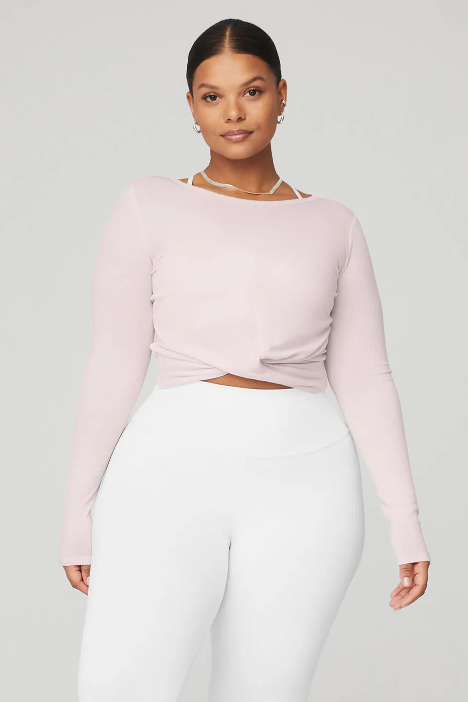 Cover Long Sleeve Top - Pink Sugar