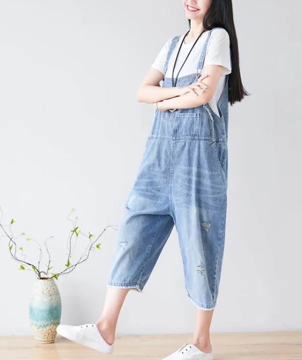 Denim Casual Spring Denim Overall Women Jumpsuits 21