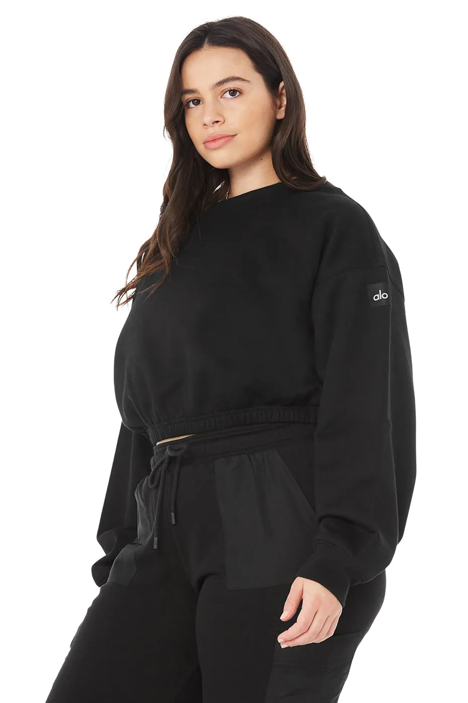 Devotion Crew Neck Pullover - Black