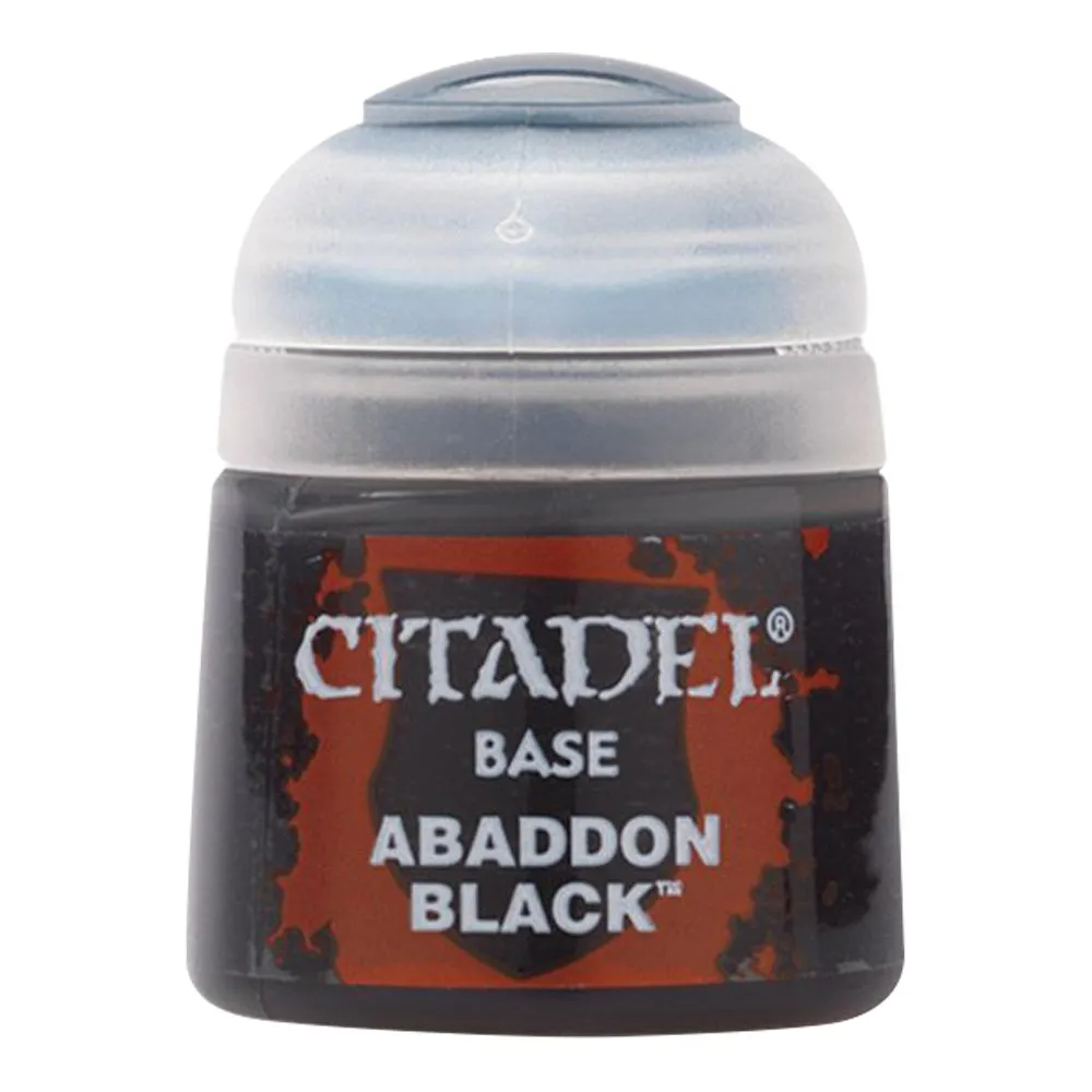 Games Workshop Citadel Base Abaddon Black Paint 