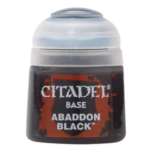 Games Workshop Citadel Base Abaddon Black Paint 