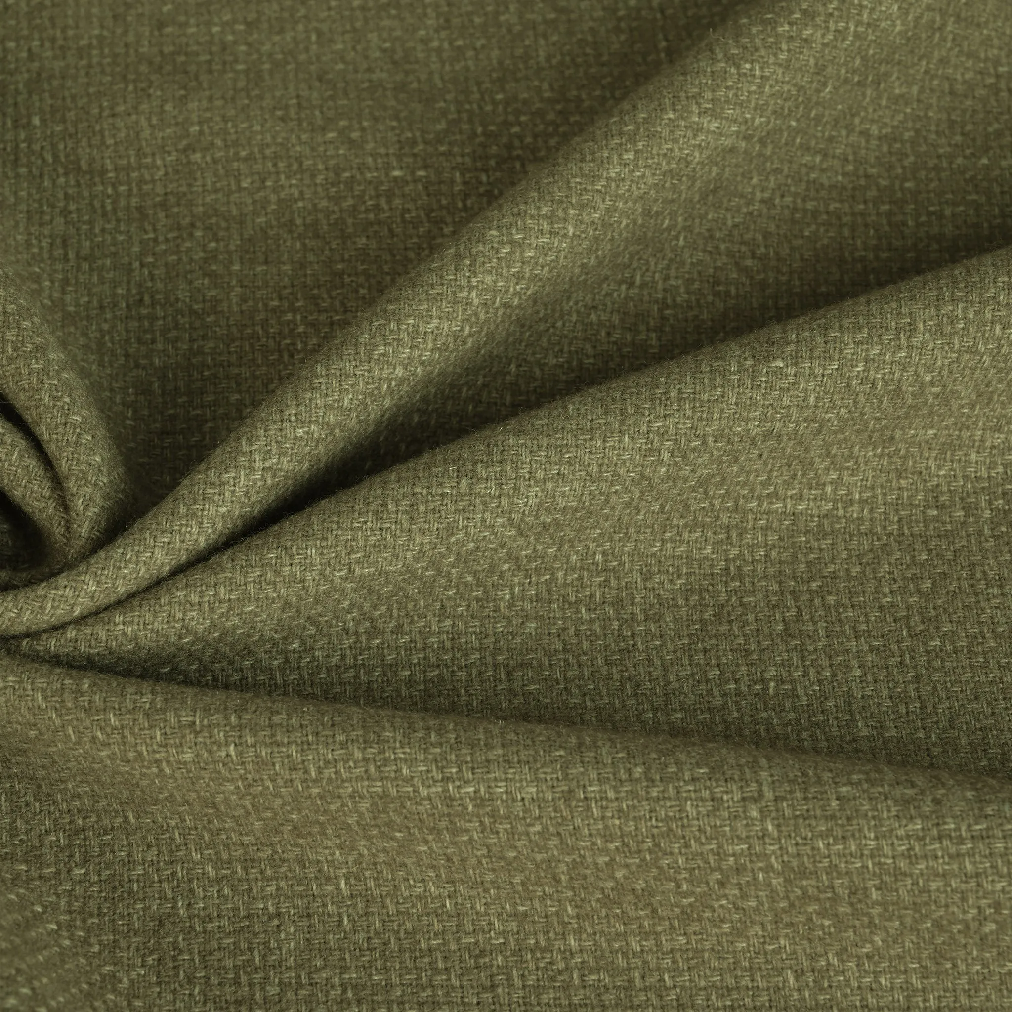 Green Tweed Suiting Fabric 95254