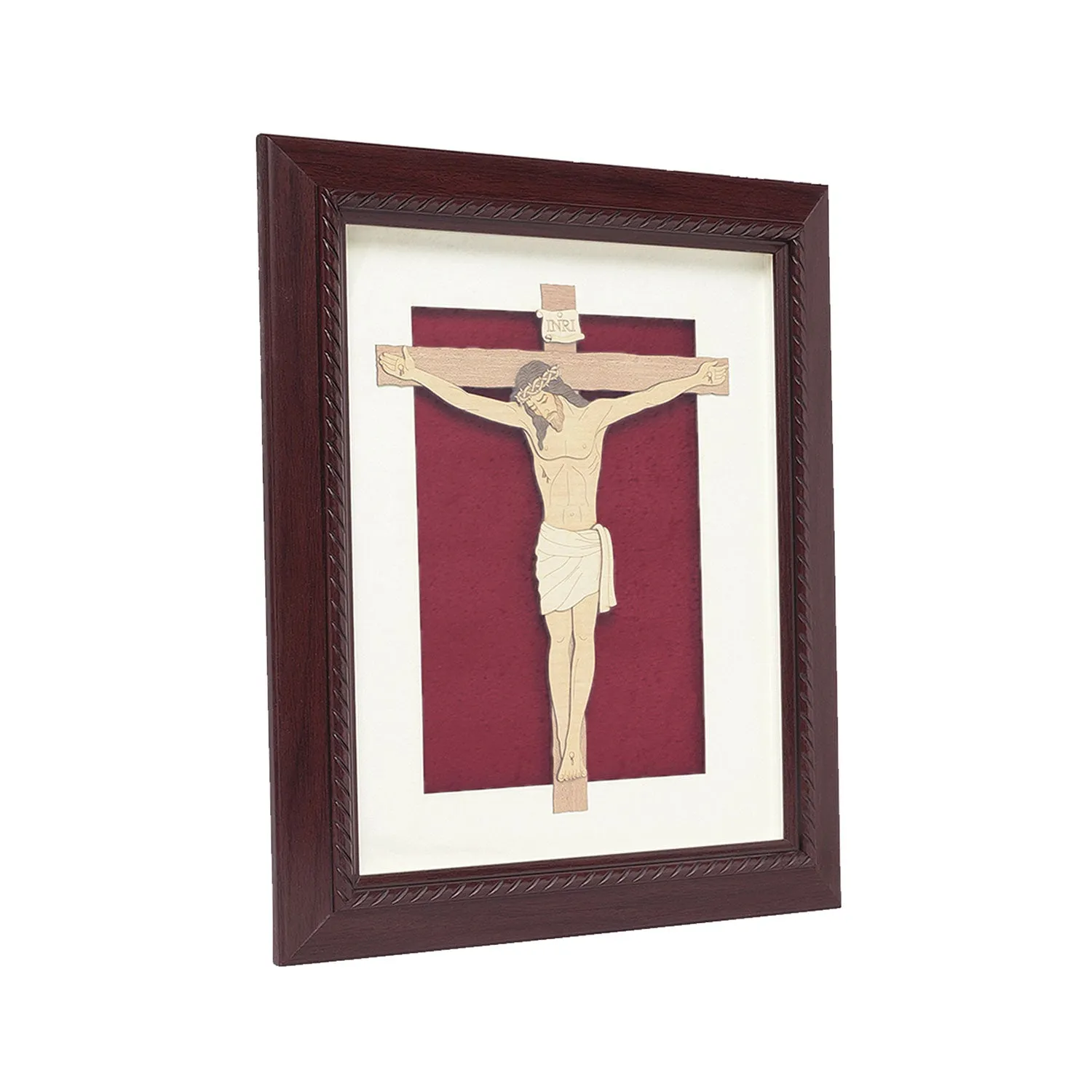 Jesus Wood Art Frame 11 in x 13 in