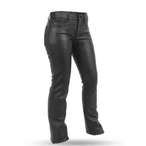 Ladies Leather Motorcycle Pants