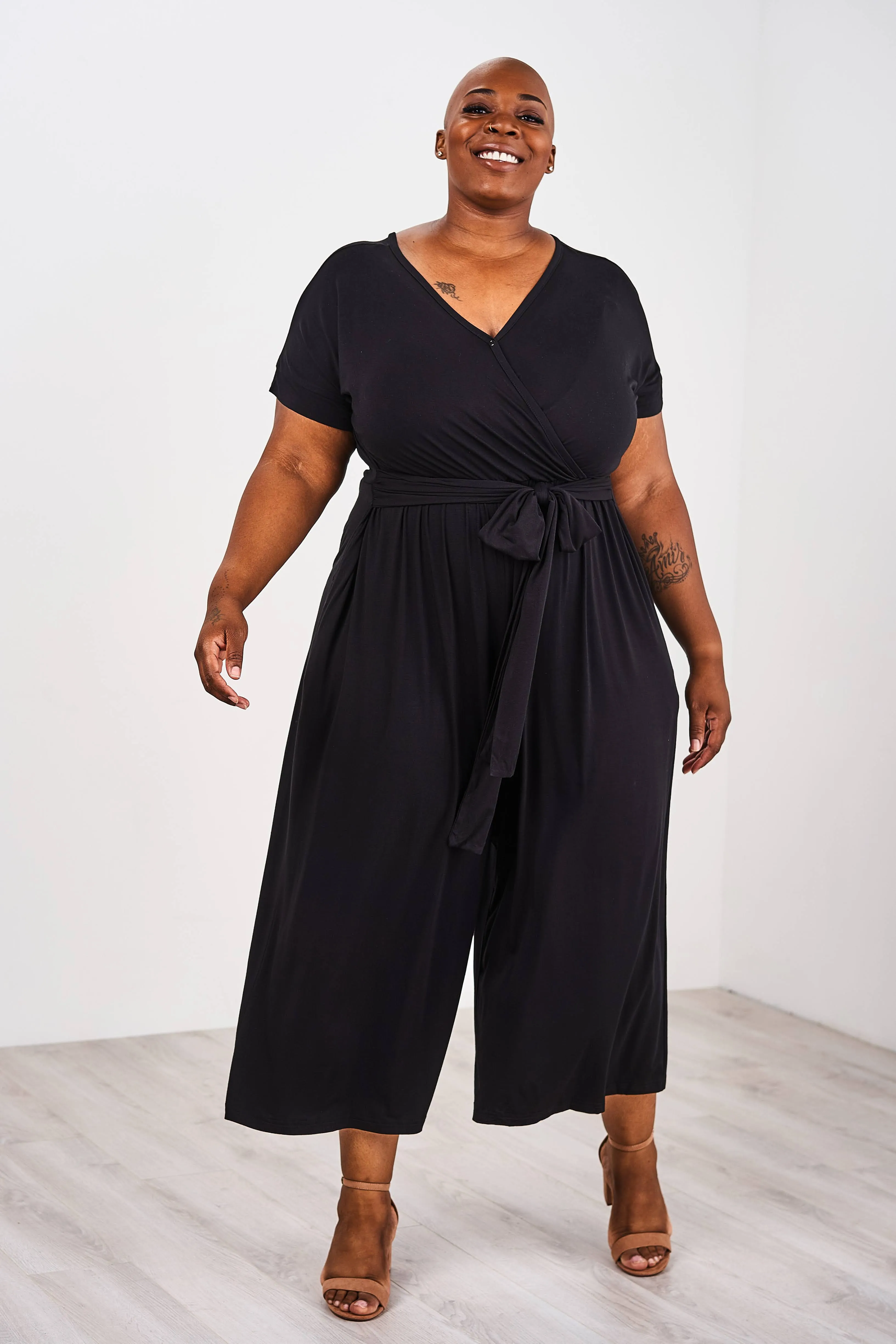 Latched Mama V-Neck Nursing Jumpsuit