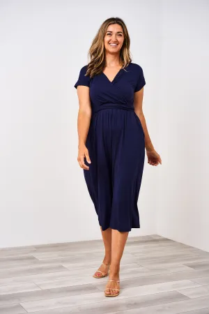 Latched Mama V-Neck Nursing Jumpsuit