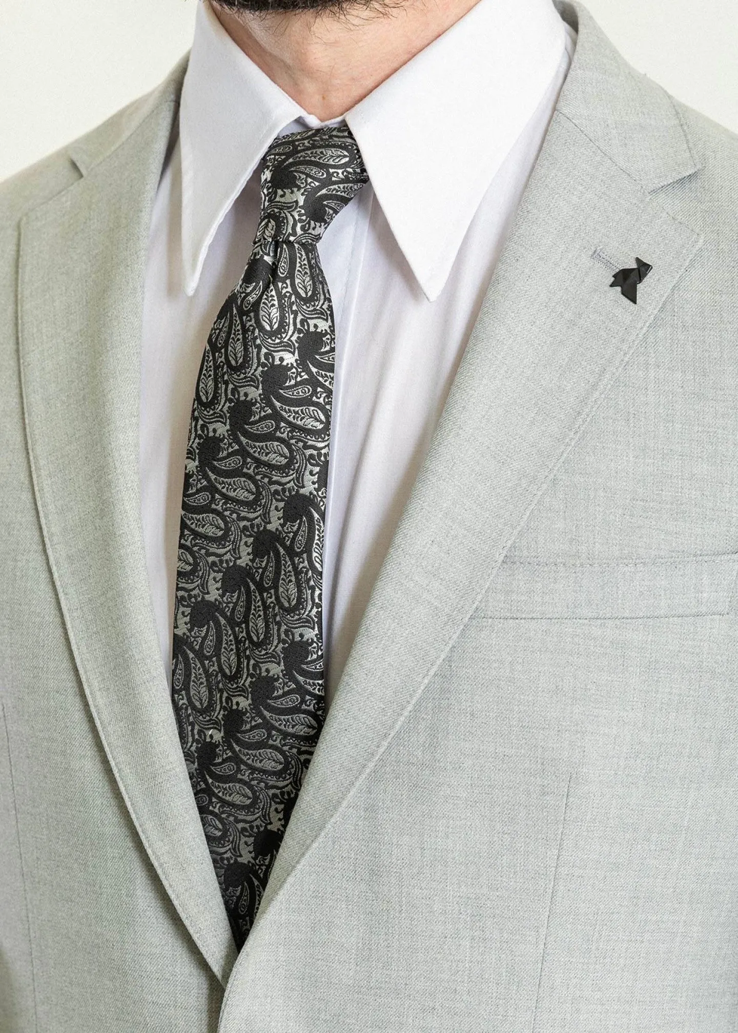 Men's Light Grey 3-Piece Suit | Elegant Formal Wear in Hayward, CA