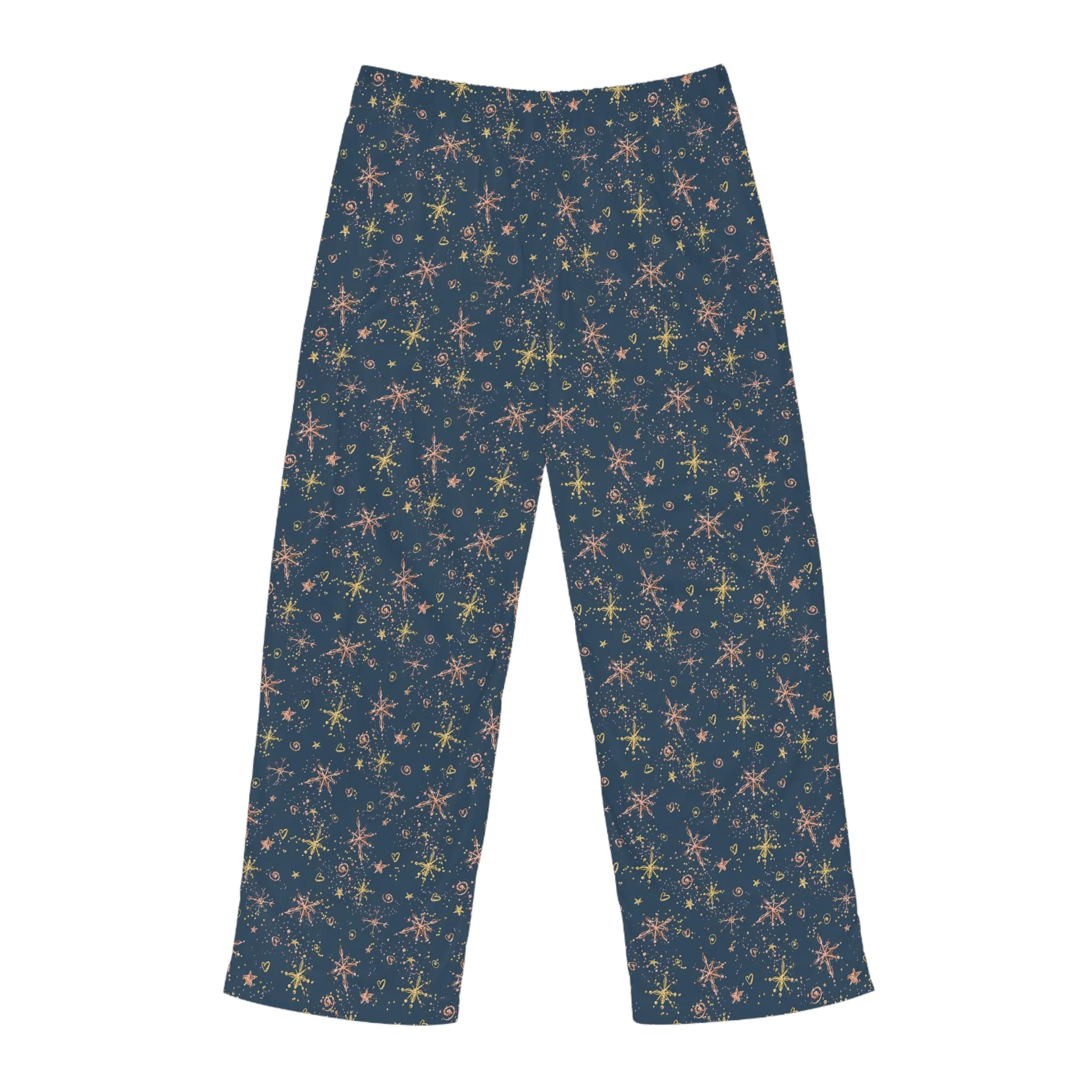 Men's Pyjama Pants, Christmas Stars, Sleepwear Bottoms