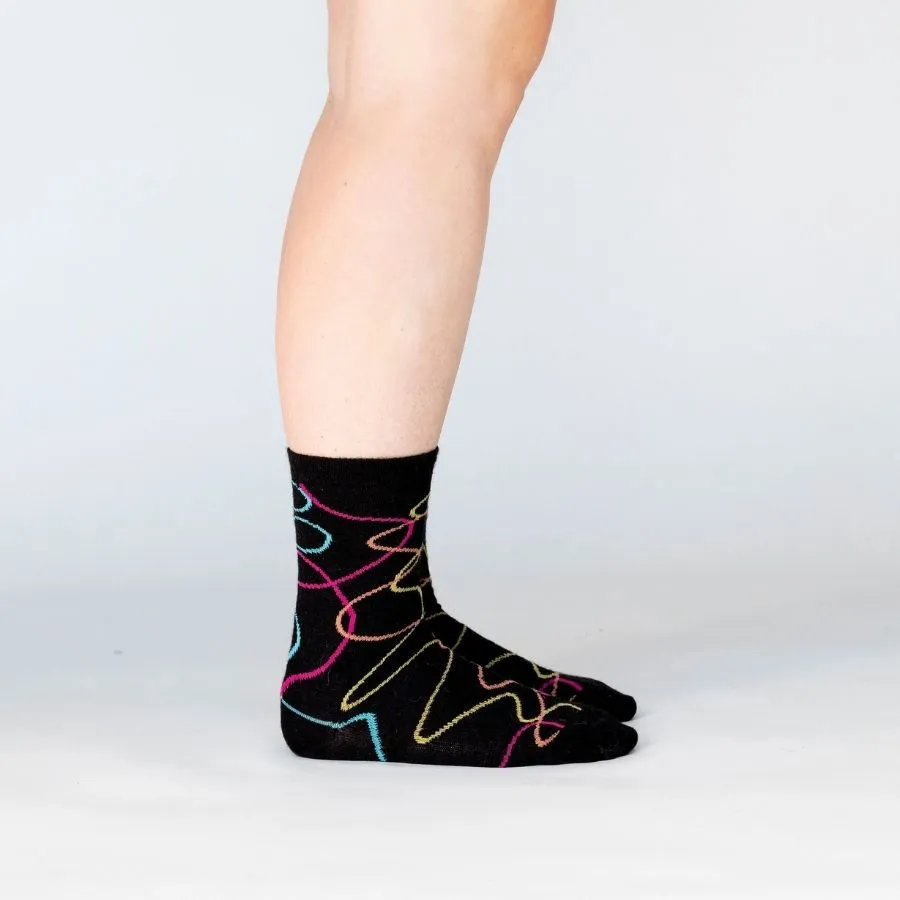 Night Life Alpaca Dress Socks