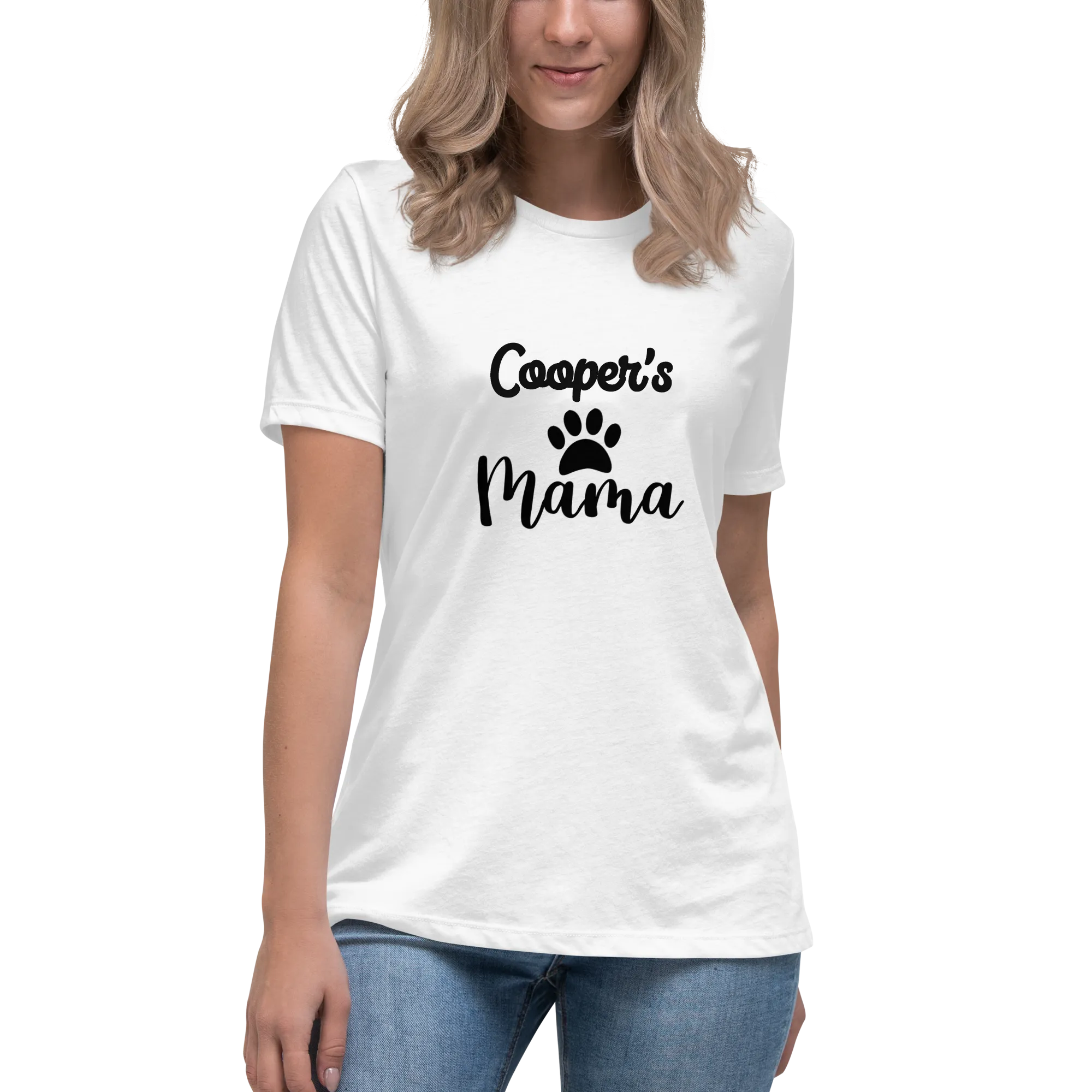 Personalized Dog Mama T-Shirt