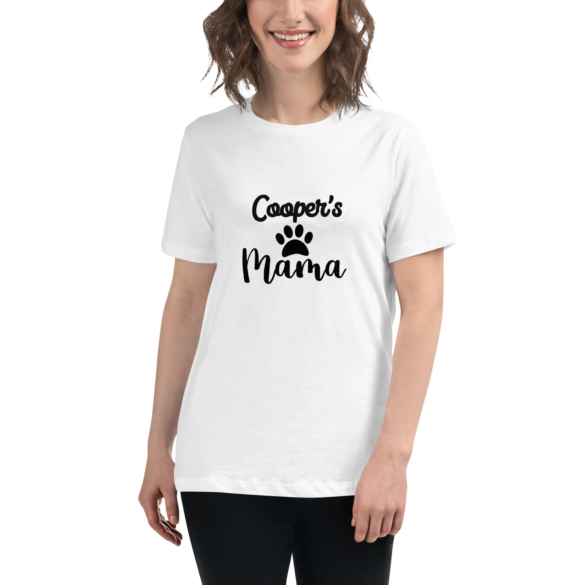 Personalized Dog Mama T-Shirt