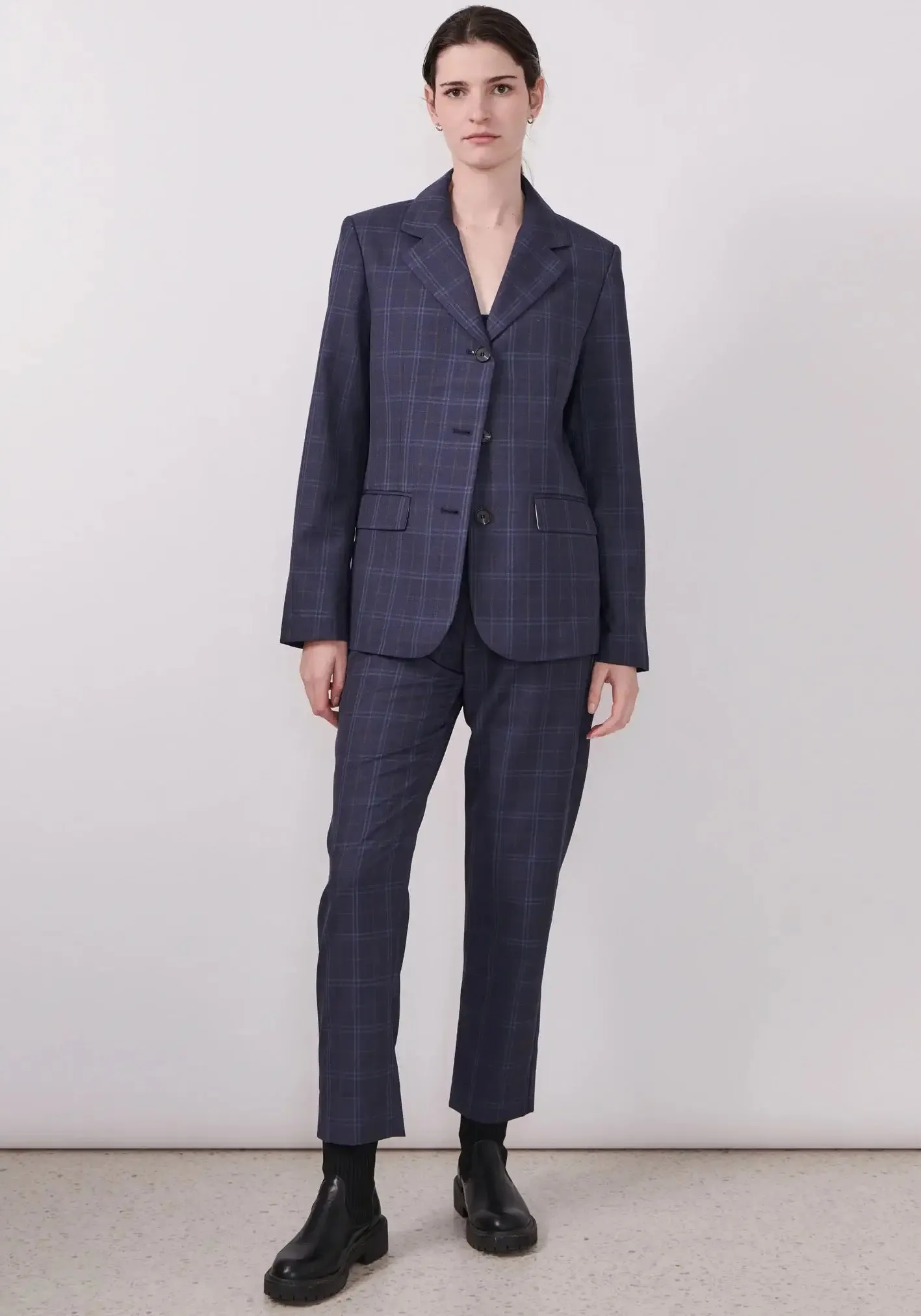 POL Dressage Pant - Navy Check