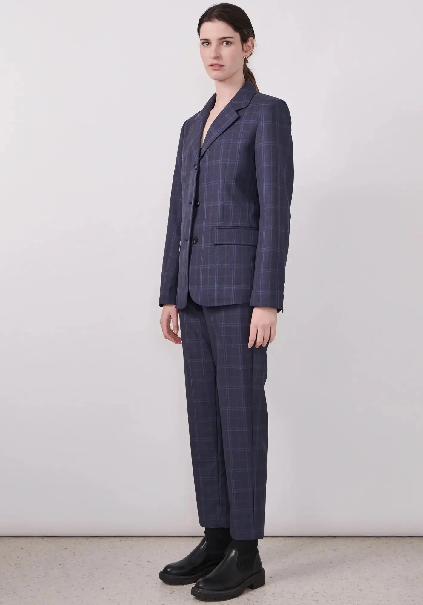 POL Dressage Pant - Navy Check