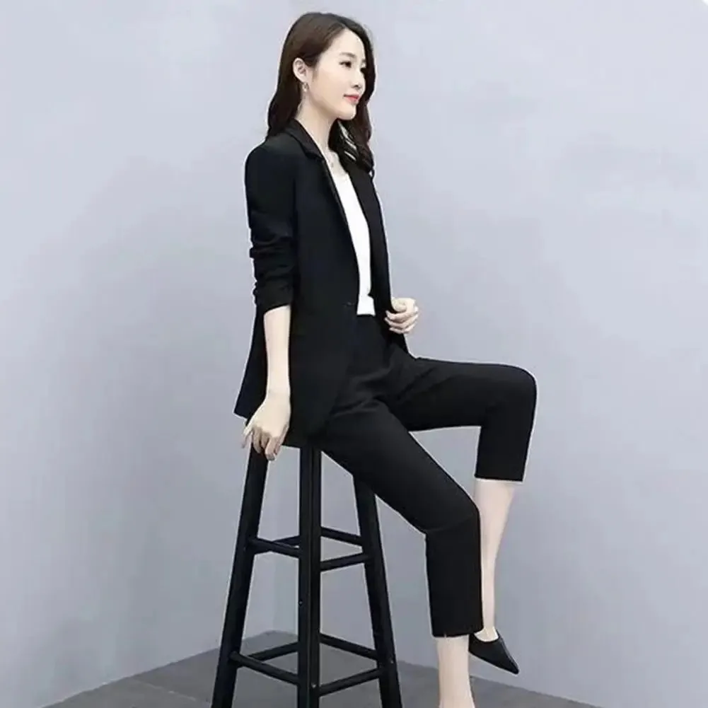 Professional Ol Commuter Style Suit Women Formal Office Attire Set Elegant Women's Business Suit Set with for Formal