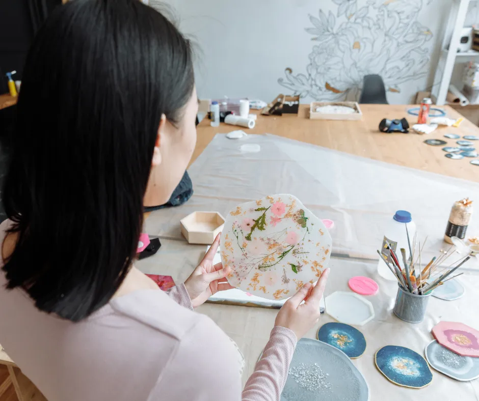 Resin Art Class in Sydney