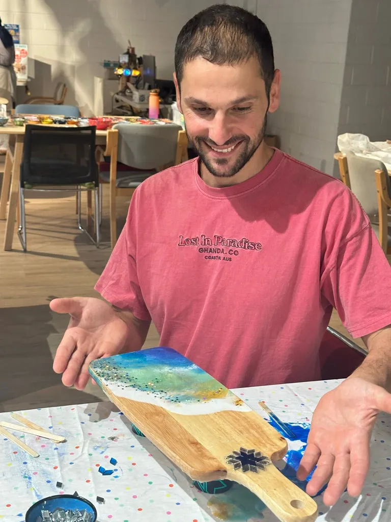 Resin Art Class in Sydney