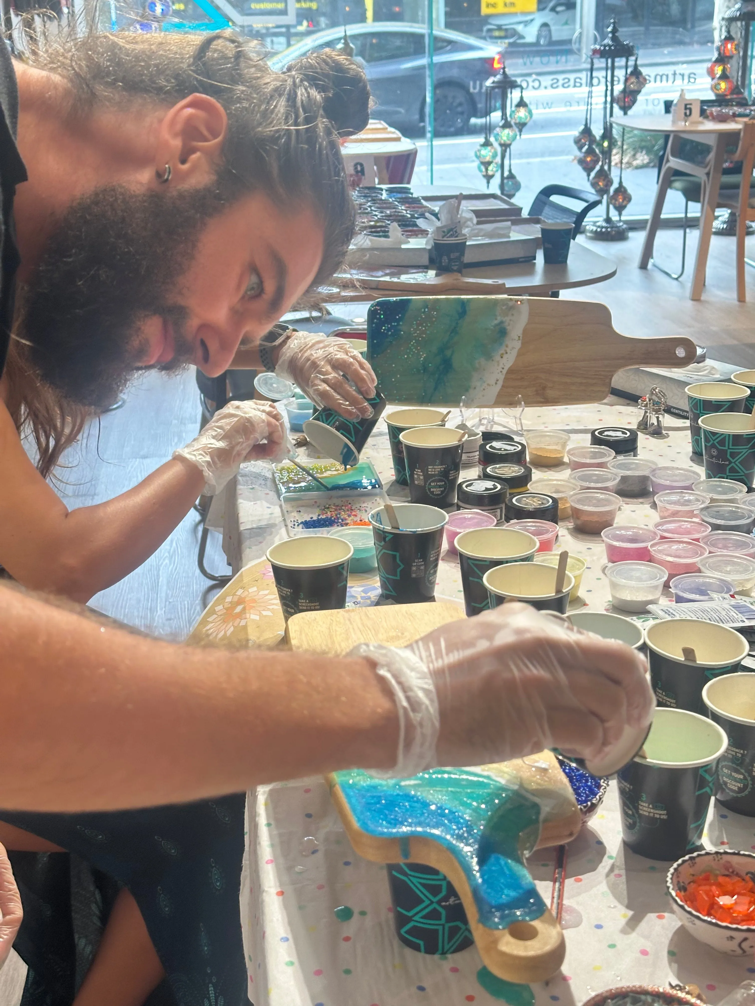 Resin Art Class in Sydney