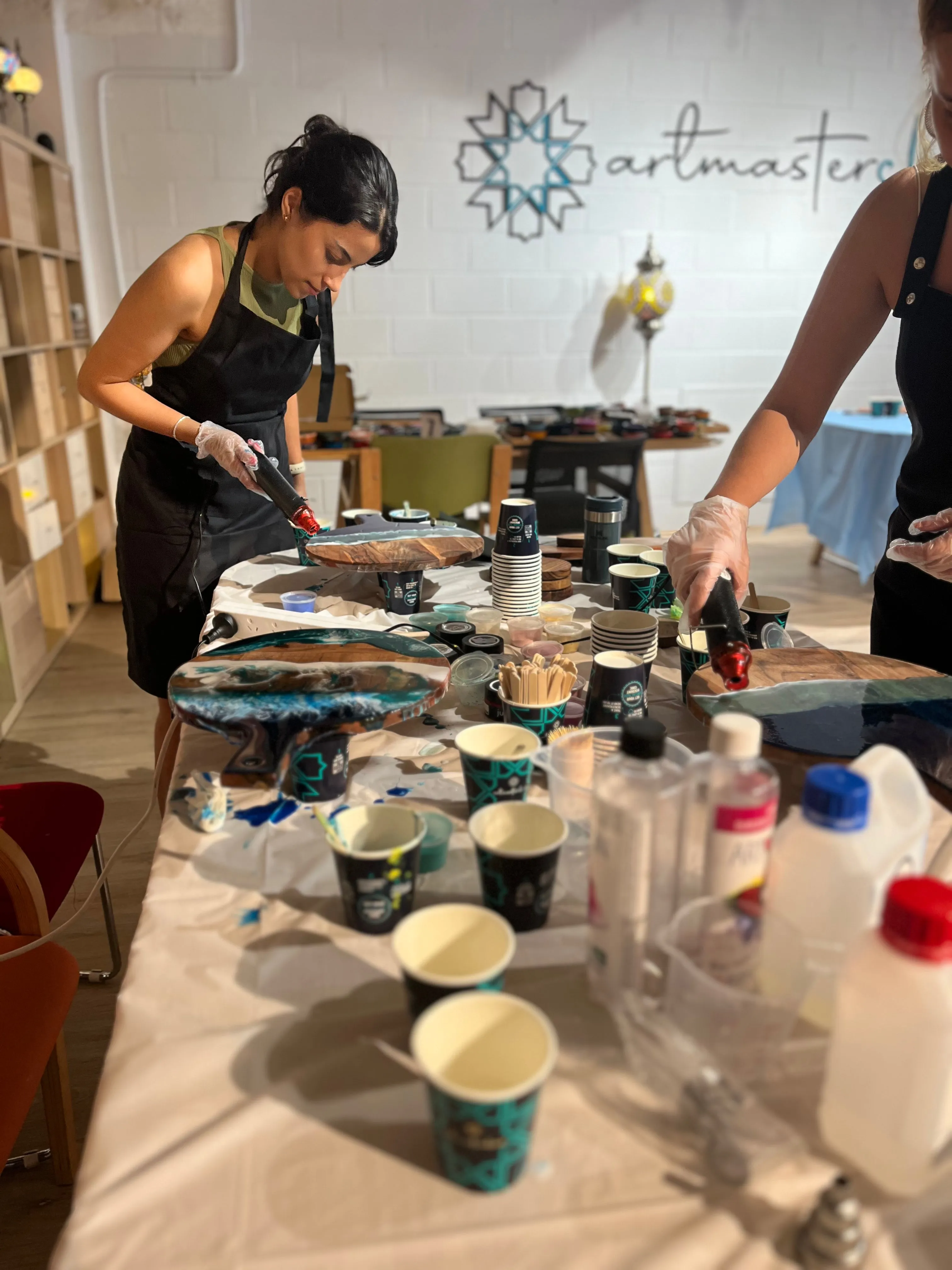 Resin Art Class in Sydney