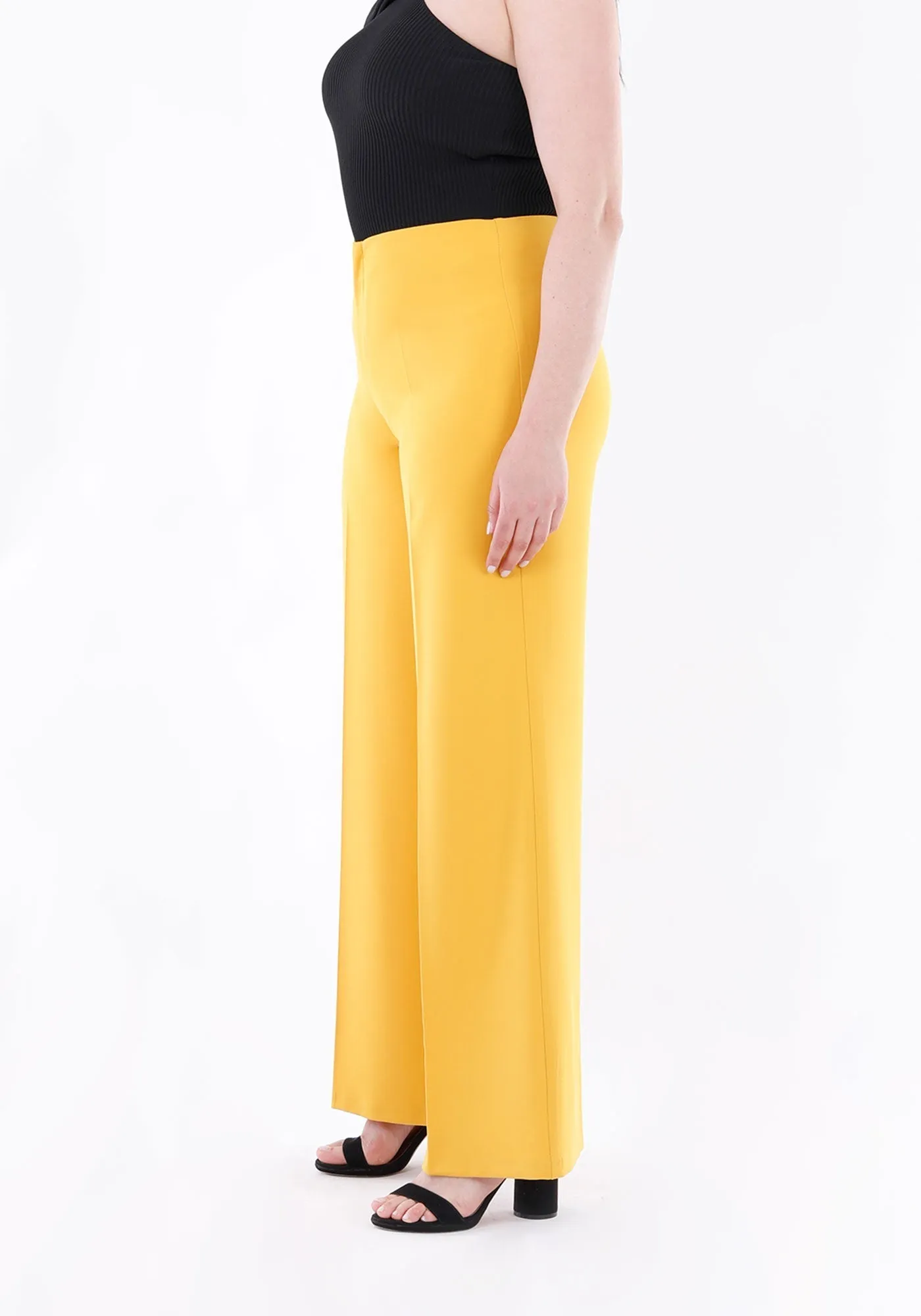 Wide Leg Pants - Regular & Plus Size Flare Trousers