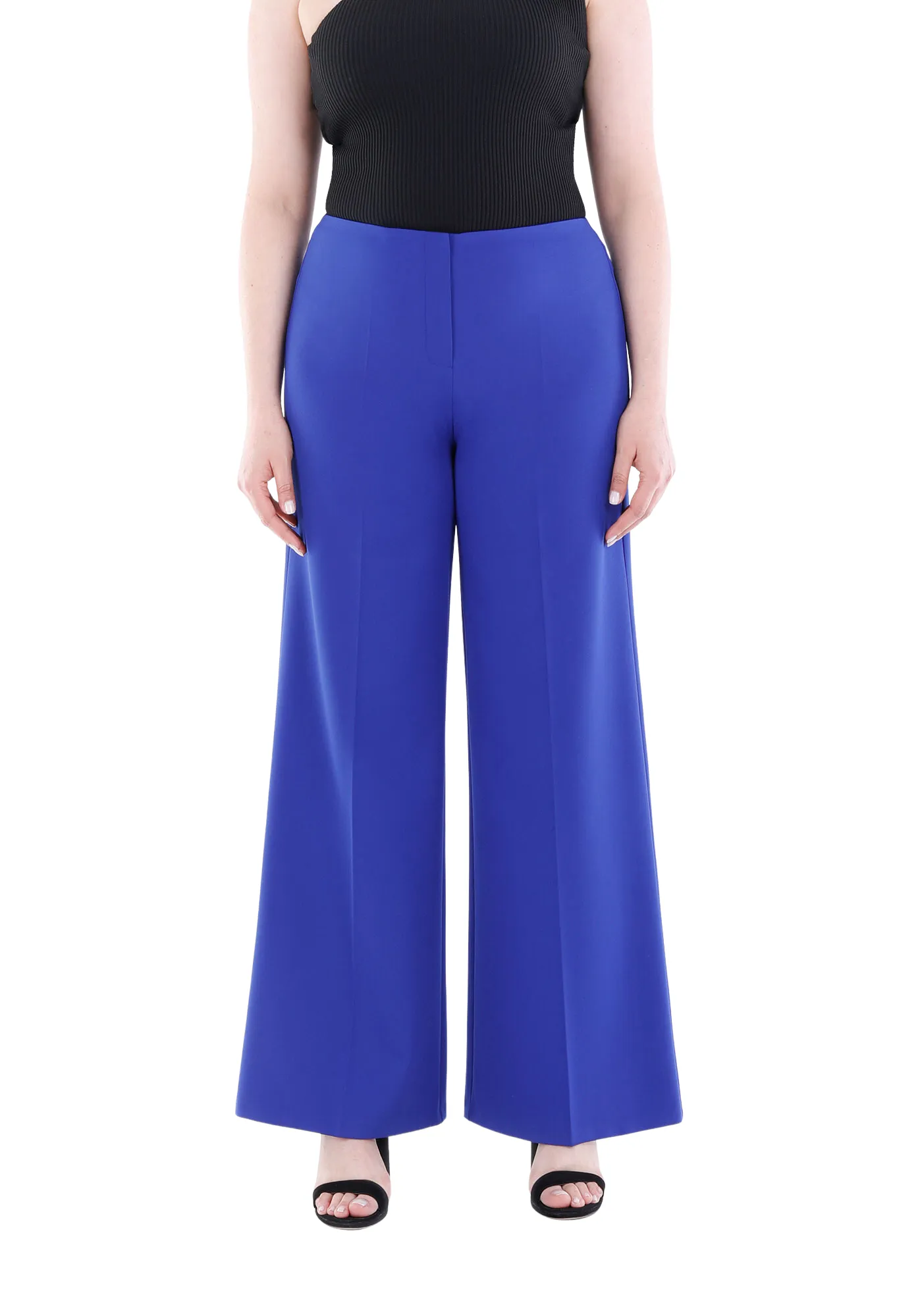 Wide Leg Pants - Regular & Plus Size Flare Trousers