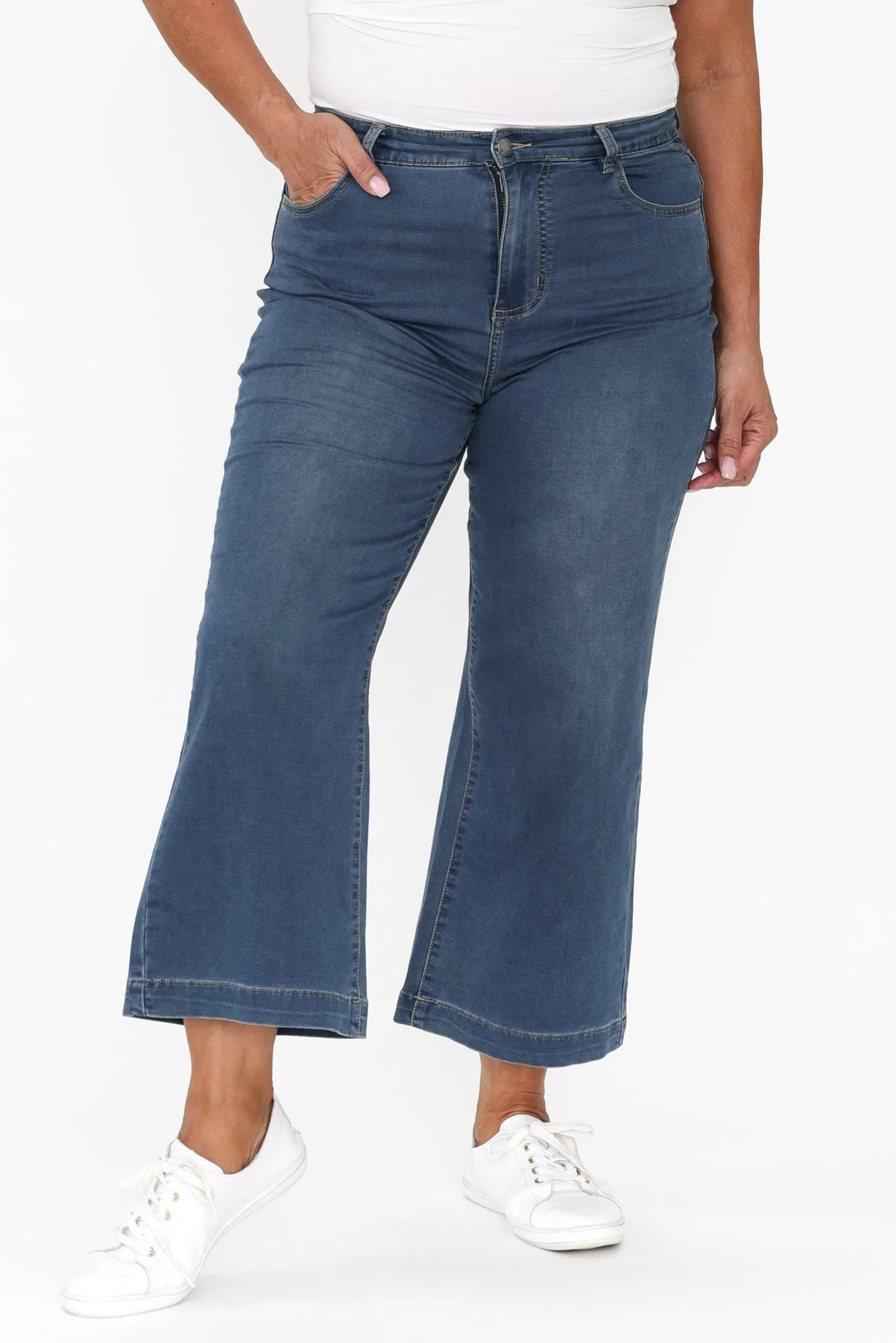 Winnie Blue Wide Leg Jeans