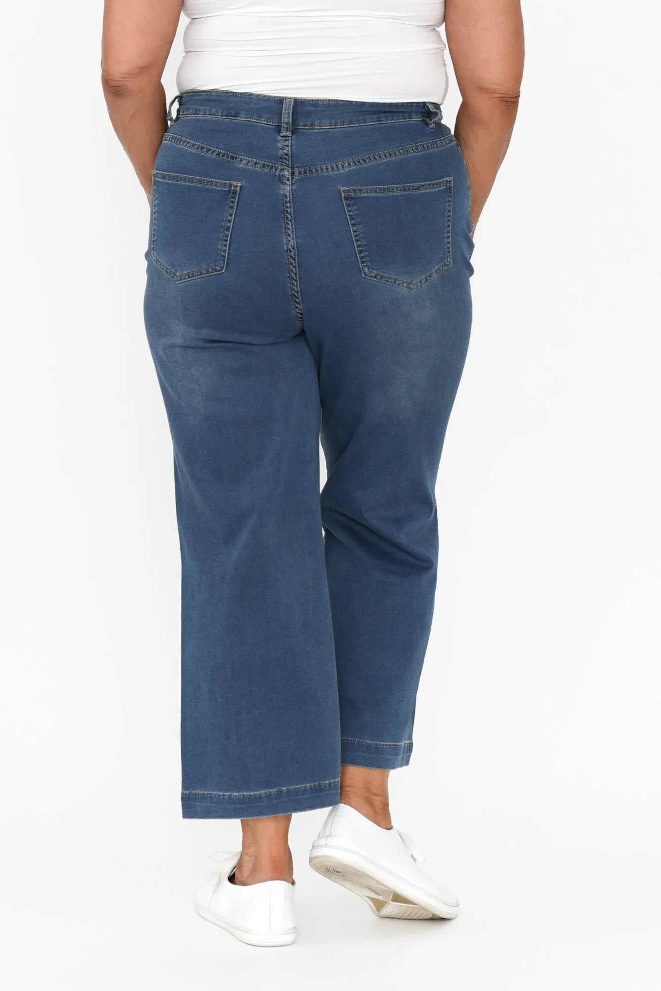 Winnie Blue Wide Leg Jeans