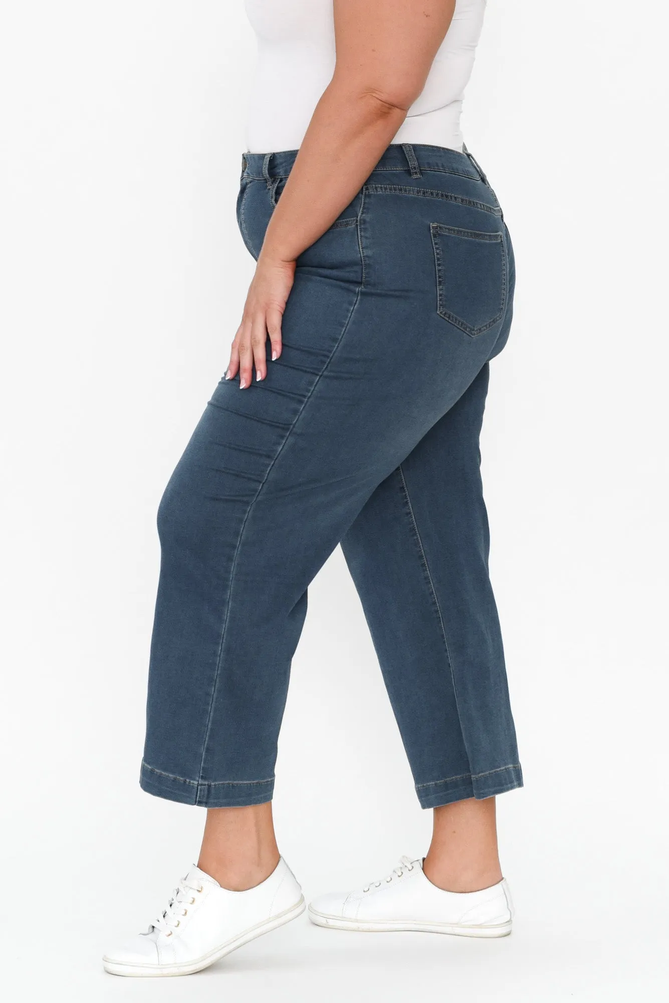 Winnie Blue Wide Leg Jeans