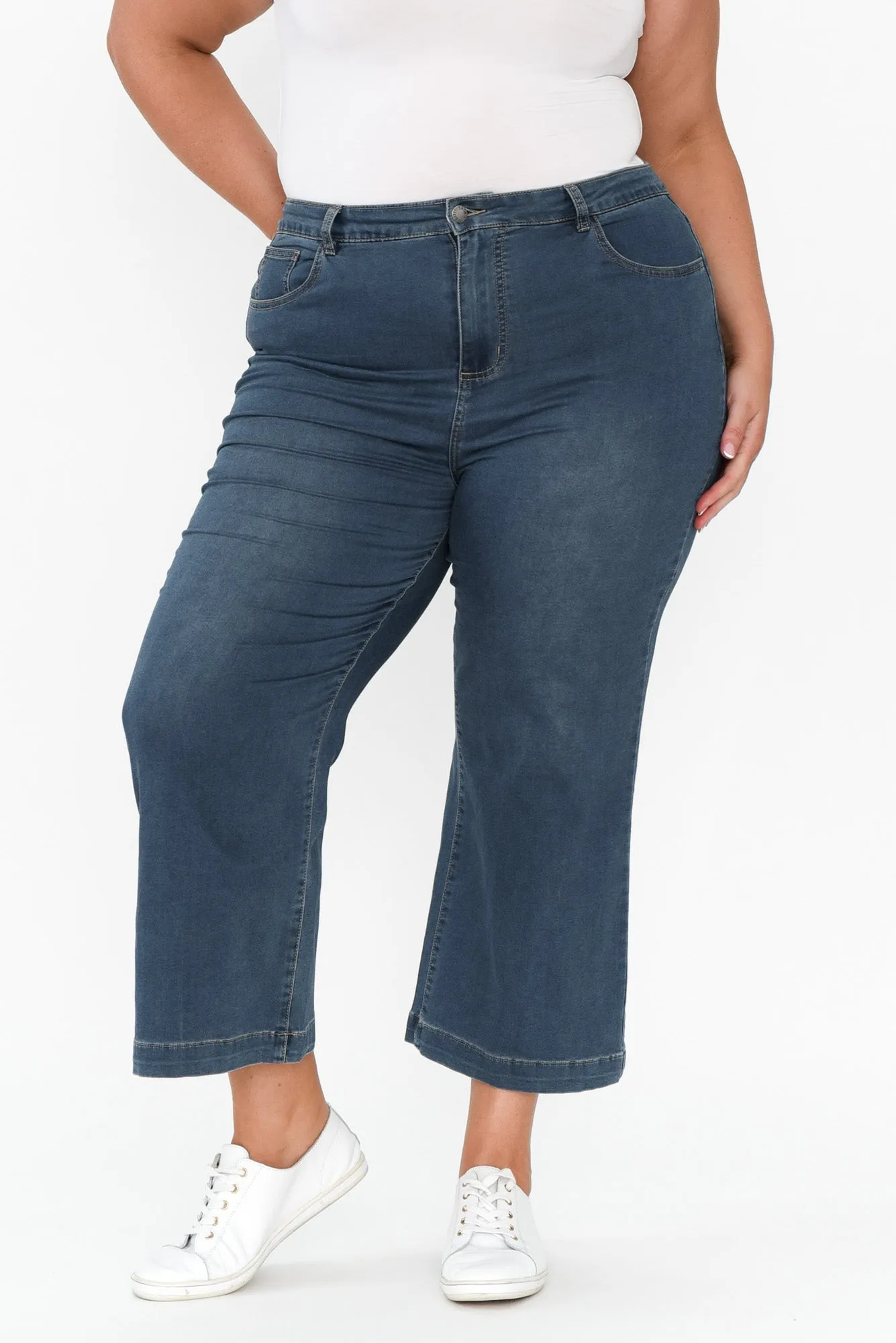 Winnie Blue Wide Leg Jeans