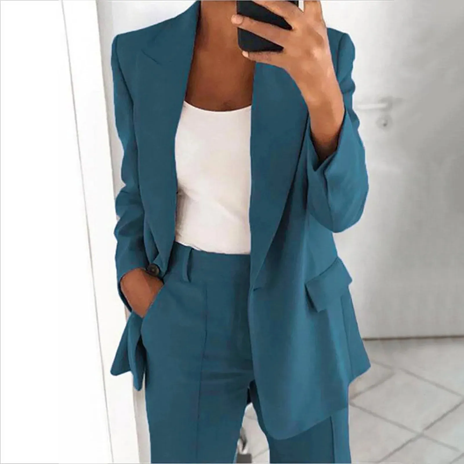 Women's Blazer Elegant Sporty Summer Fitted Jacket Suit Jacket Business Oversize Tracksuit Kpop blouse tops Kawaii