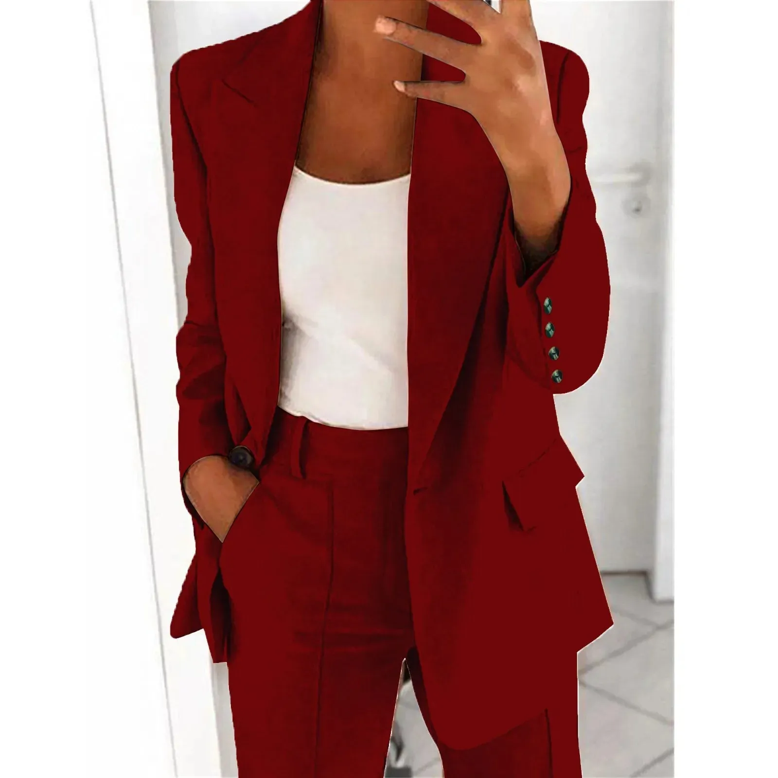 Women's Blazer Elegant Sporty Summer Fitted Jacket Suit Jacket Business Oversize Tracksuit Kpop blouse tops Kawaii